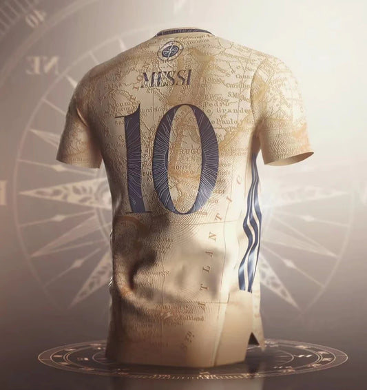 Argentina Gold Map Jersey
